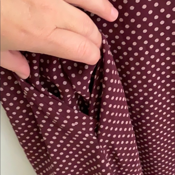 NWT Emily and Fin Susanna Polka Dot Midi Dress - Picture 9 of 10